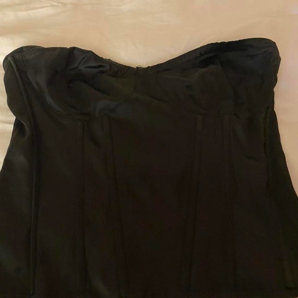 SHEIN BLACK CORSET TOP 🎬 - Picture 4 of 4